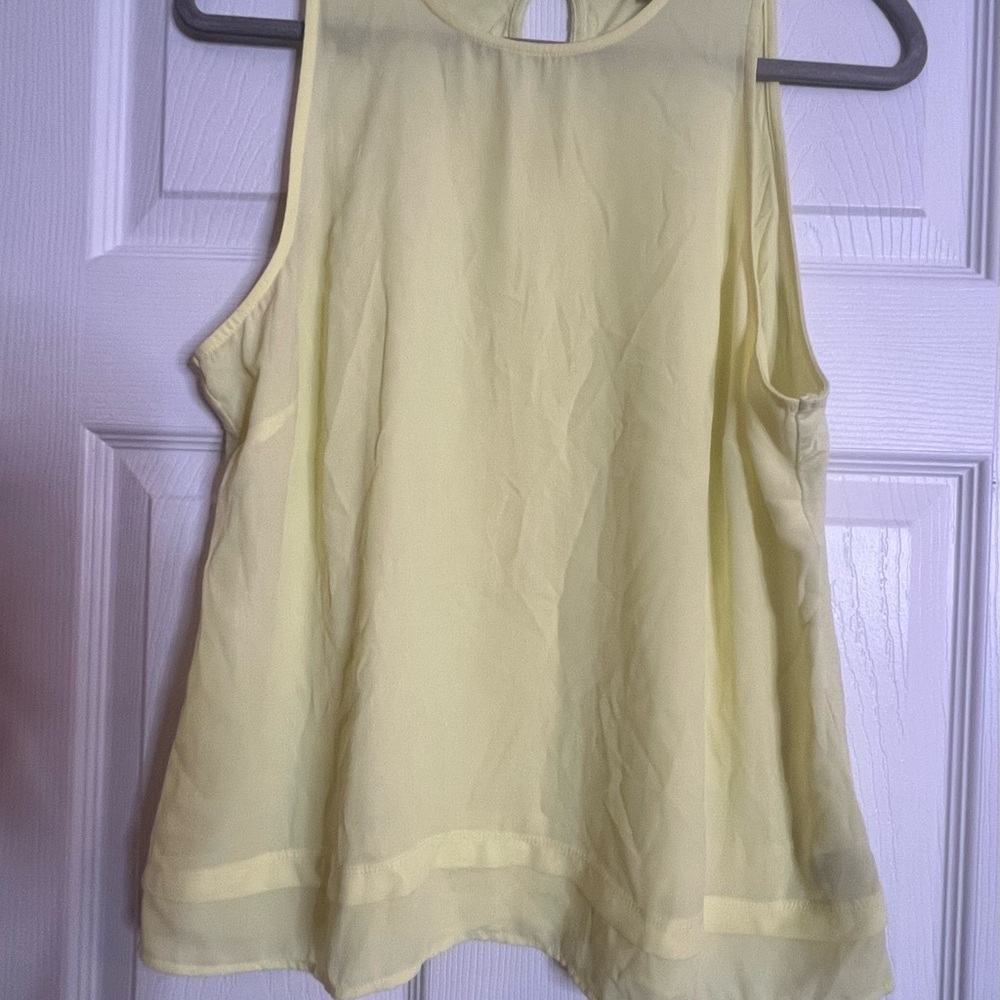The Limited Light Yellow Tank Top